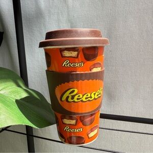Reese’s Ceramic Travel Mug with Silicone Lid